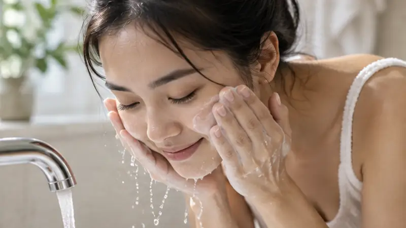 Làm sạch da cơ thể nhẹ nhàng bằng tay