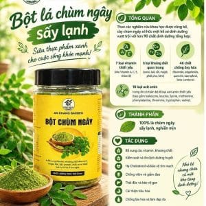 Bột Lá Chùm Ngây Sấy Lạnh An Khang Garden 100g
